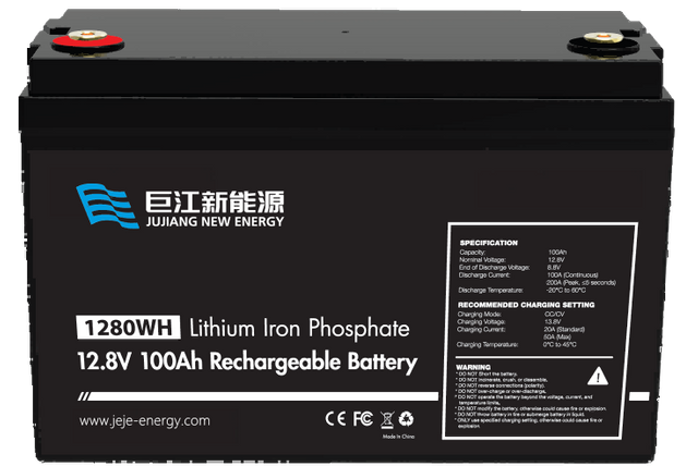 Jujiang New Energy LiFePO4 Lead-Acid Replacement Battery 12.8V100Ah